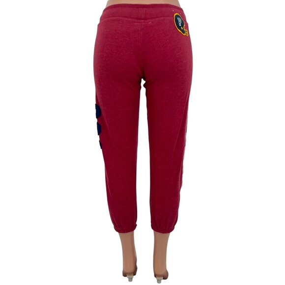 RARE Vtg VS PINK University Of Pink Cropped Logo Sweatpants | Y2K Athleisure XS - Picture 7 of 16